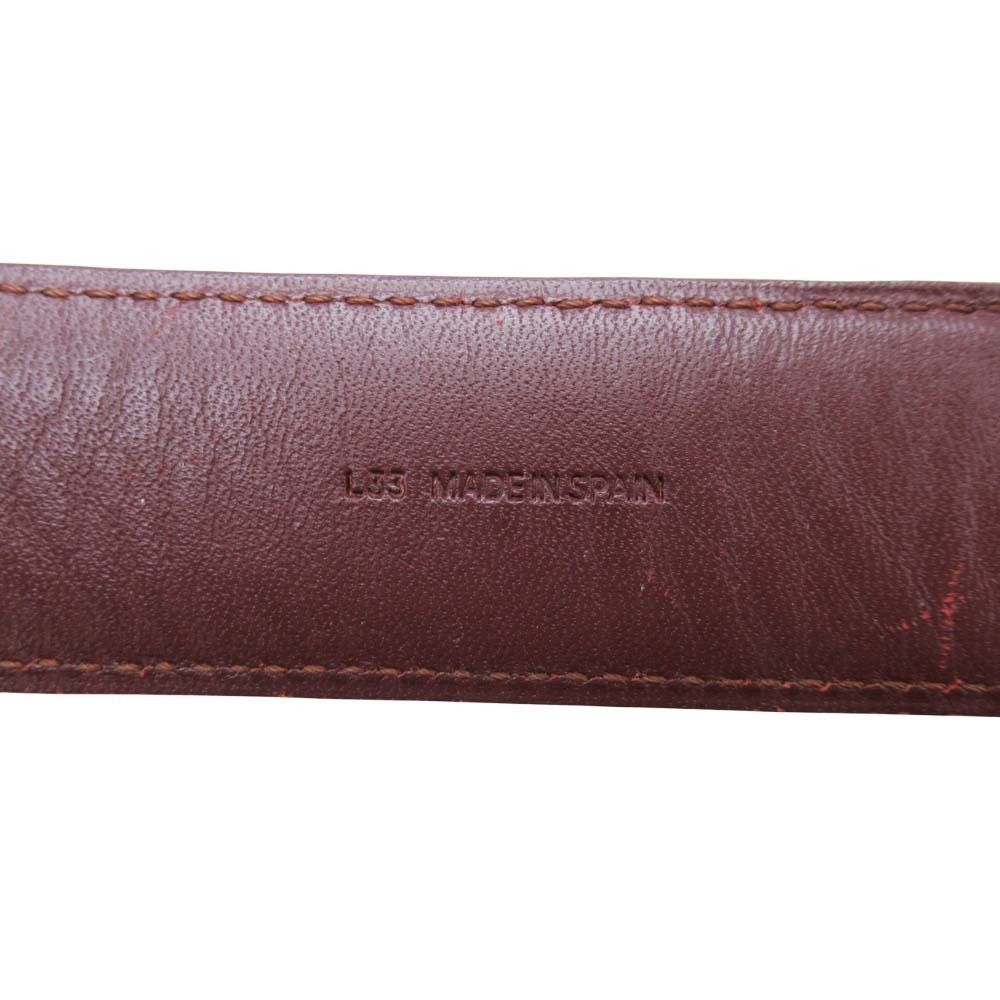 【極美品】カルティエ ダブルC 細ベルト マストライン ゴールド ボルドー 92 美品 Cartier マスト ドゥ カルティエ マストライン レザーベルト