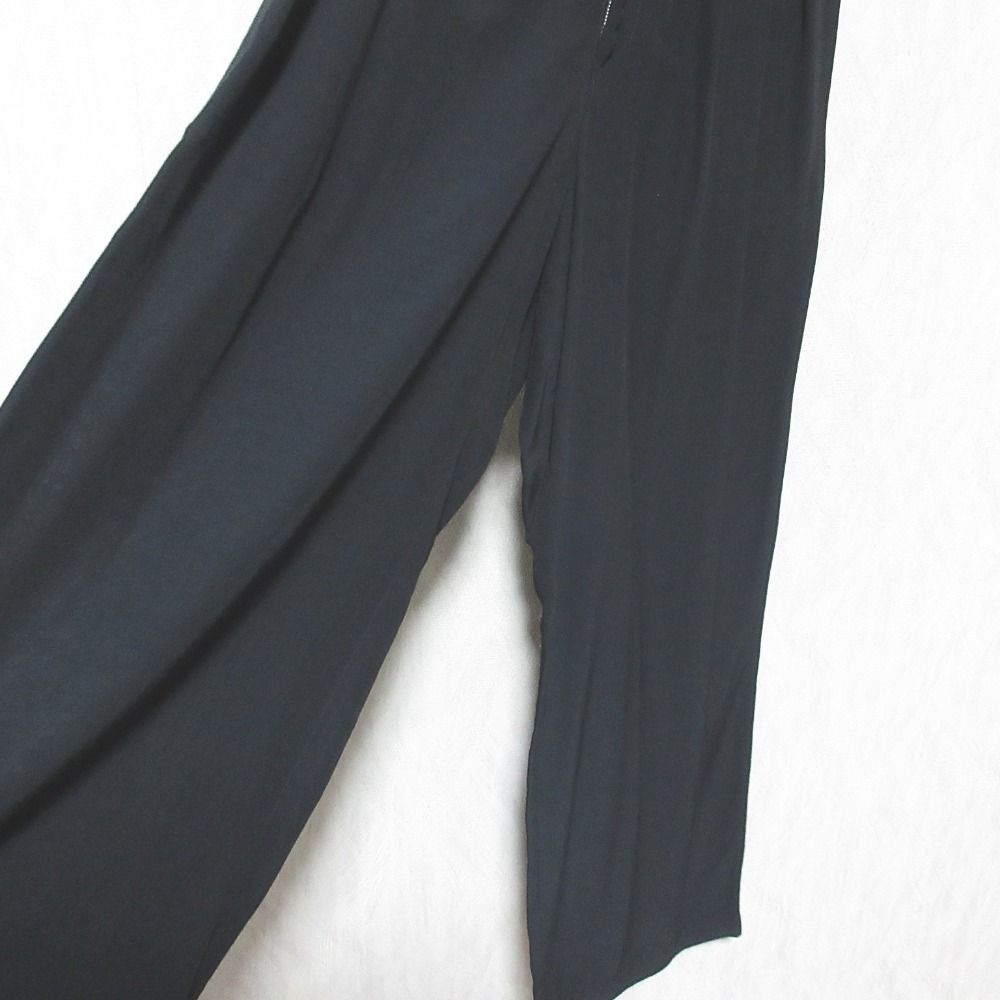 レーヨン タックワイドパンツ