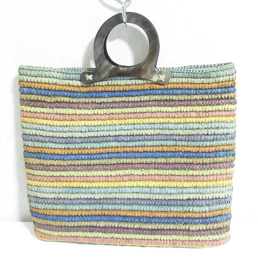 美品 JAMIN PUECH ジャマンピュエッシュ かごバッグ ハンドバッグ