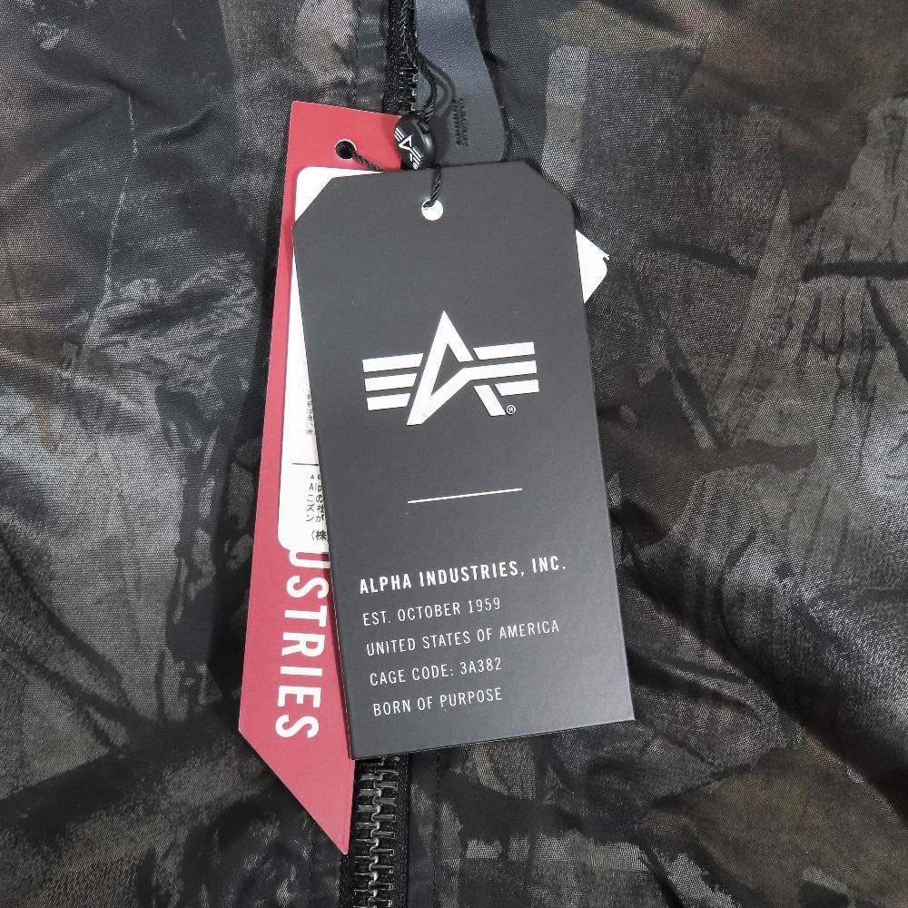 未使用 ALPHA アルファ MA-1 SCRATCH US SPEC リアルツリー フライト