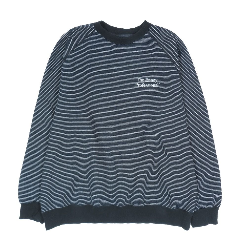 ennoy ボーダースウェット　24aw 新品同様 24AW ENNOY エンノイ Border Crew Neck Sweat ボーダー