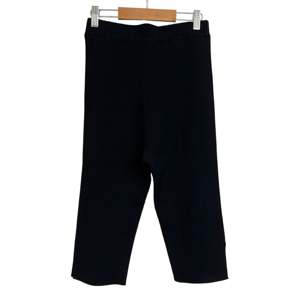 25SS R IAM-PLAGE リアムプラージュ リブニットパンツ ショートパンツ ブラック レディース 古着
