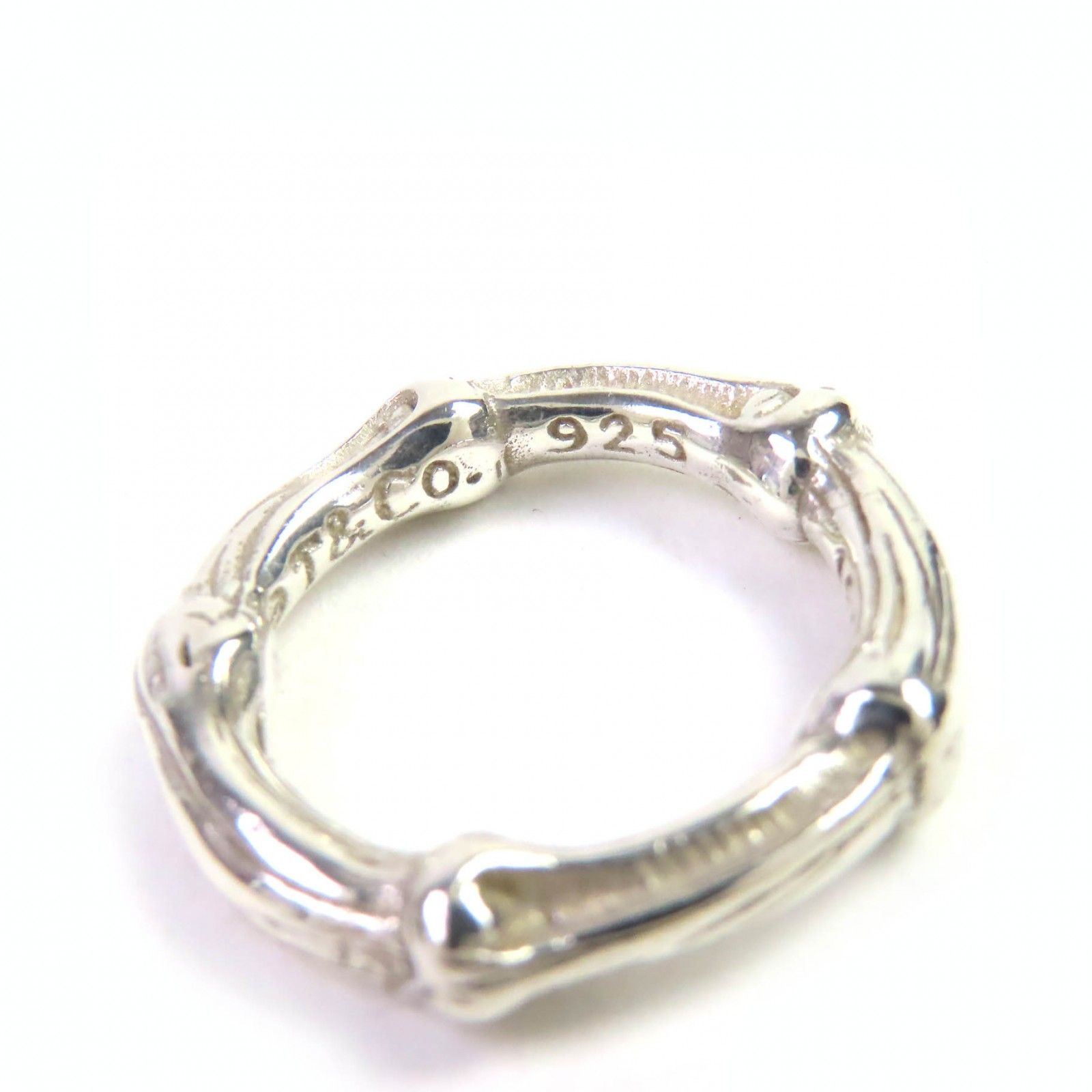 美品△TIFFANY&Co. ティファニー ヴィンテージ BAMBOO RING バンブー 