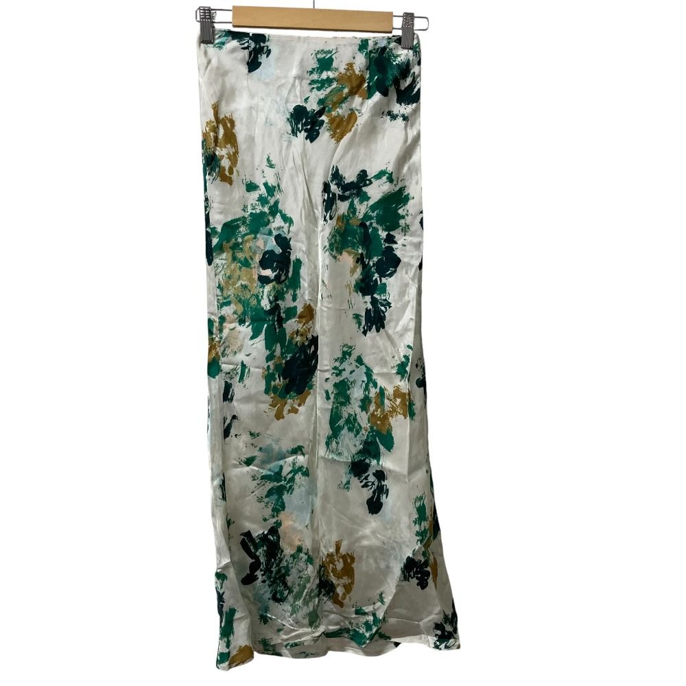 25SS SACRA サクラ BLURRED FLORA SKIRT ロングスカート サイズ36 マルチ レディース 古着