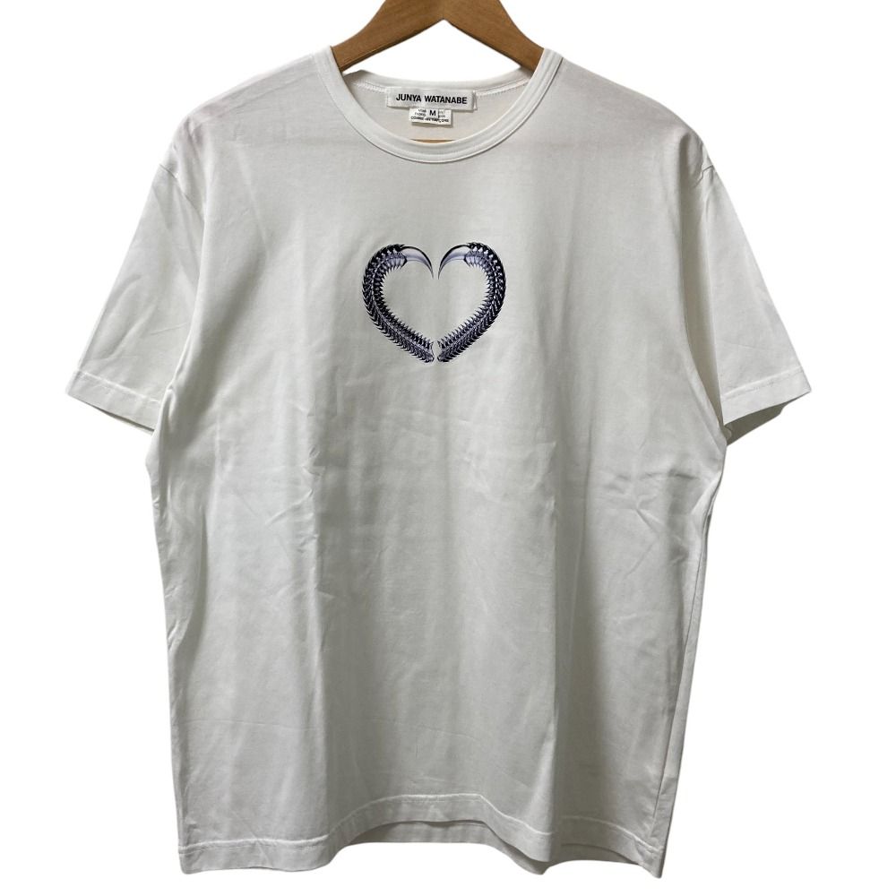 AD2025 JUNYA WATANABE COMME des GARCONS ジュンヤワタナベ コムデギャルソン ABEL EMMANUEL Tシャツ サイズM ホワイト レディース 古着