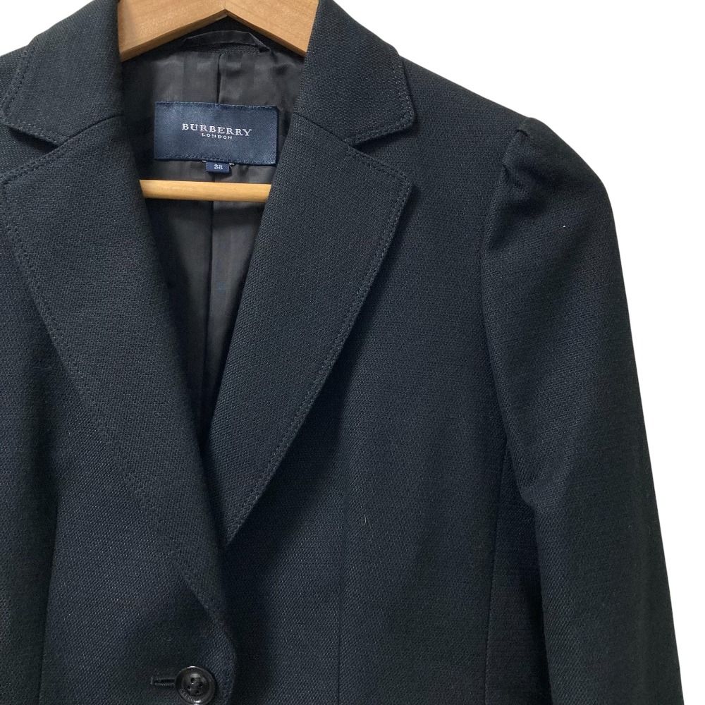 美品 BURBERRY LONDON バーバリー 裏地チェック柄 1B ジャケット