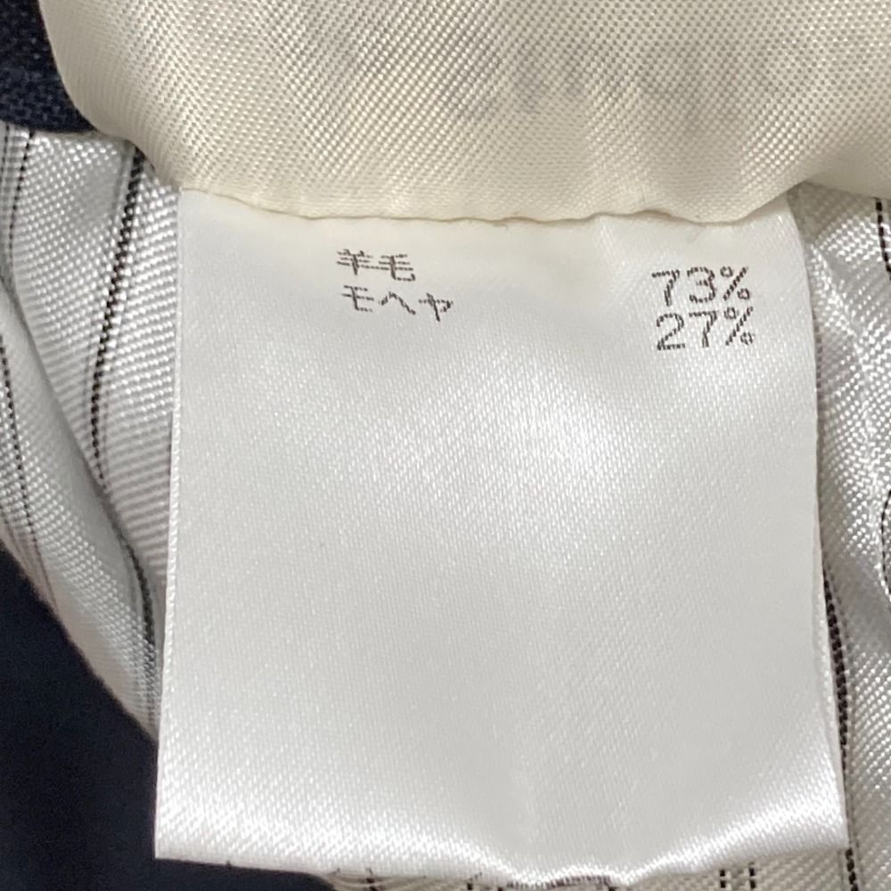  Acne Studios アクネストゥディオズ ウール モヘヤブレンド イージー ワイドパンツ スラックス サイズ34 ネイビー レディース 古着 ワイドパンツ イージーパンツ パンツ