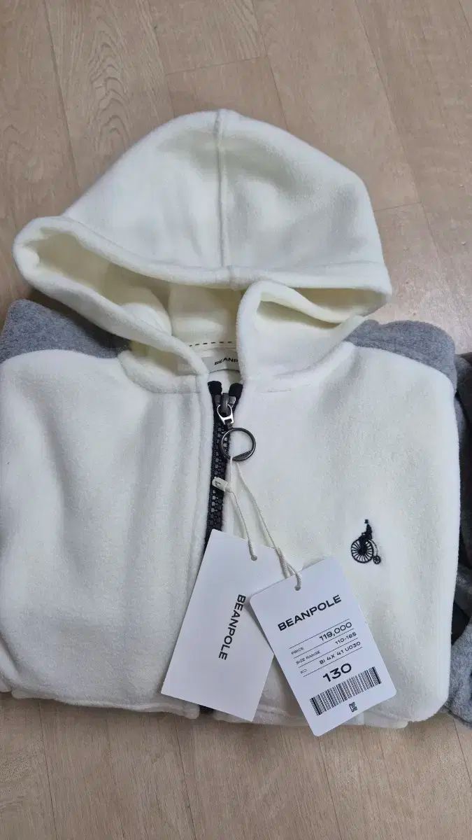 ビーンポール キッズ フリース フーディー ジップアップ セット