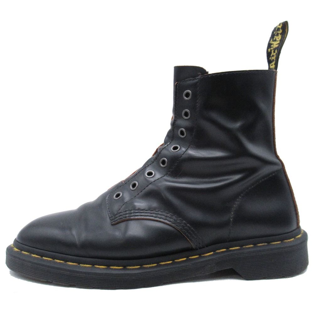 DR MARTENS ドクターマーチン 1460 LL 8 eye boots レースレスブーツ エイトホール シューズ UK 9 28 0 黒 ブラック メンズ 古着