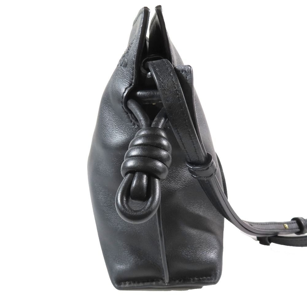 ロエベ　フラメンコクラッチ ミニ　ショルダーバッグ　2way　アナグラム　黒 ロエベフラメンコクラッチ ミニショルダーバッグ2wayアナグラム黒