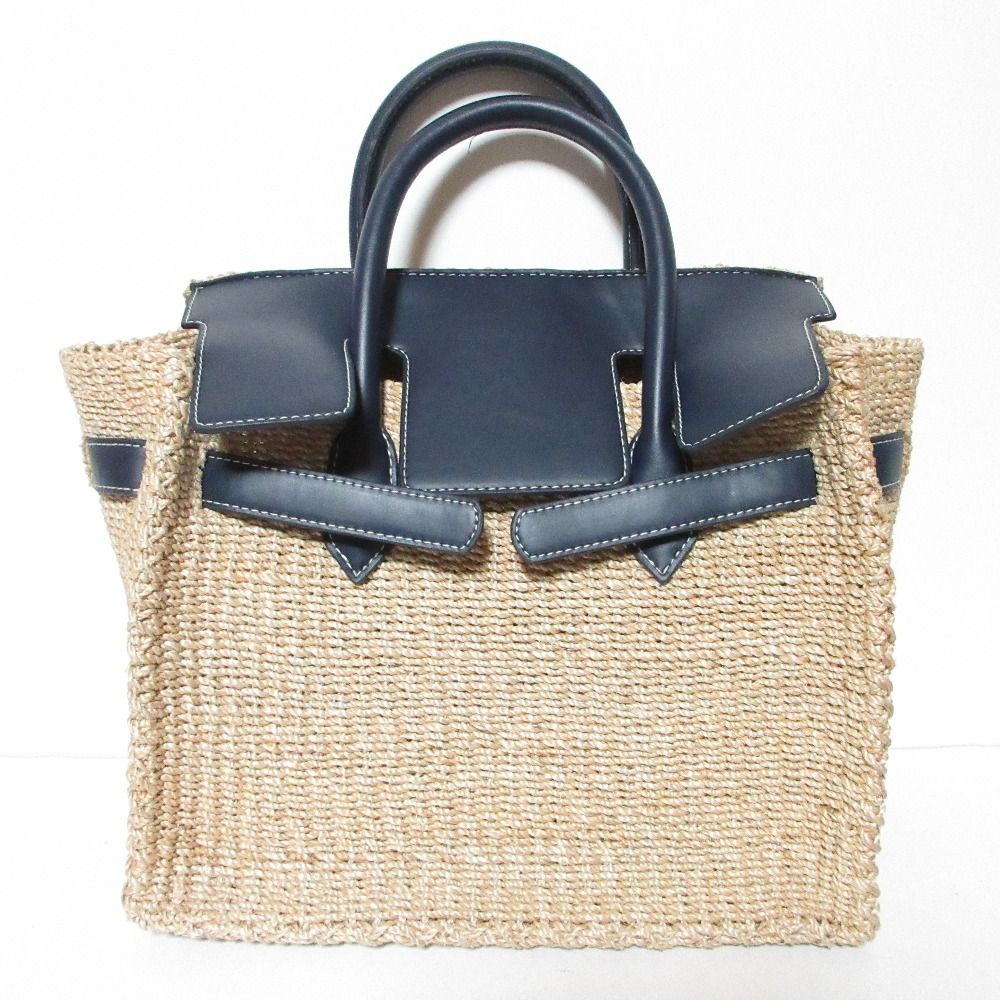 新品同様 SEA シー バスケットバッグ かごバッグ ハンドバッグ ナチュラル レディース 古着  USED