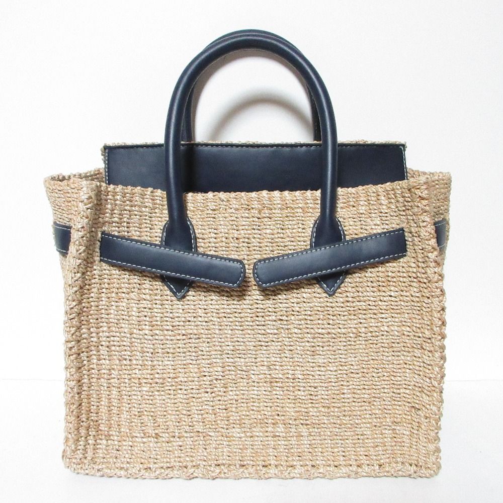 SEA シー バスケットバッグ かごバッグ ハンドバッグ ナチュラル レディース 古着