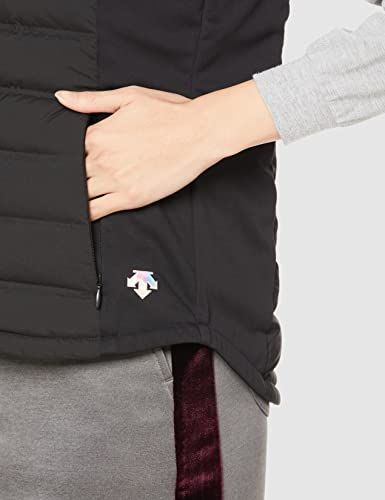  デサントゴルフ 22年秋冬モデル ゴルフ アウターベスト LUXE ダウンベスト ストレッチ 保温 再生羽毛 レディース BK 00 ブラック 日本サイズS相当 その他 フェイスケア