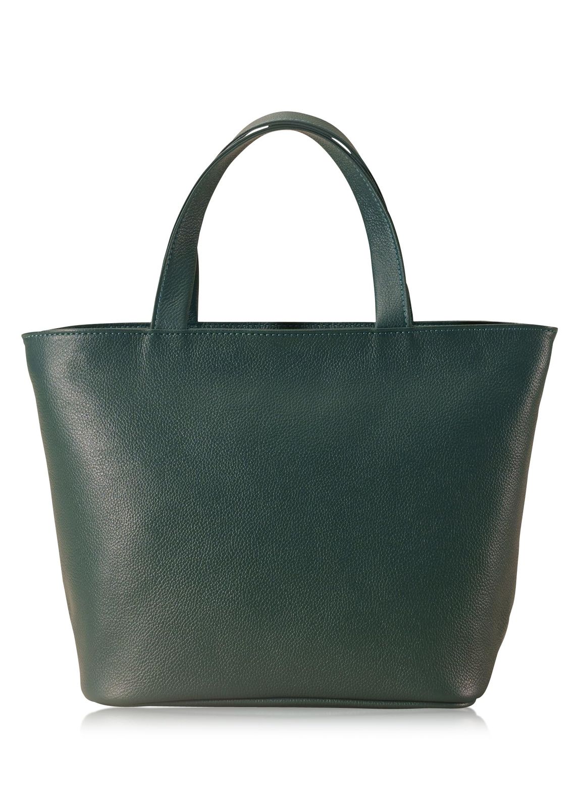 ビジネスレザーファクトリー ミニトートバッグ 撥水オリジナルレザー 牛本革 男女兼用 ファスナー付き 折りたたみ可 YKKファスナー ティールブルー