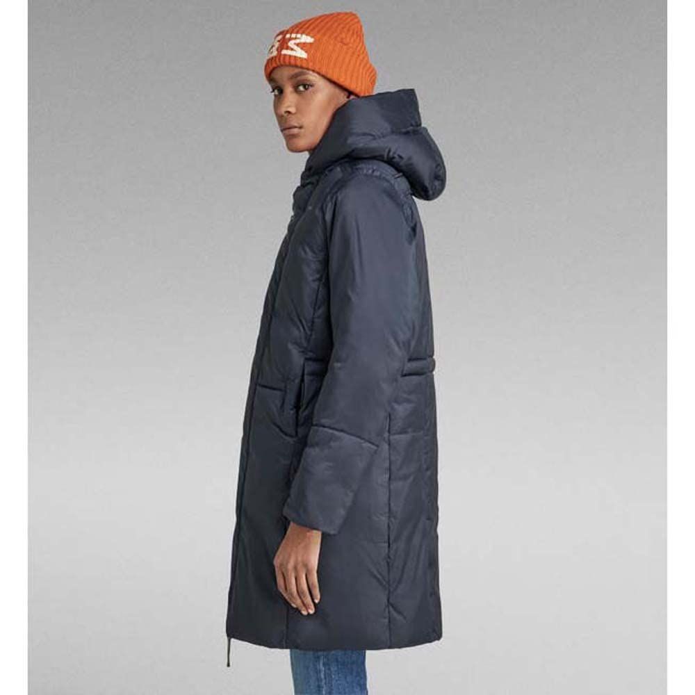 ジースターロゥ ジャケット アウター 中綿 パデッド 撥水 レディース レギュラーフィット ネイビー G - Whistler pdd Parka wmn D 22168-D 199-C 742-S