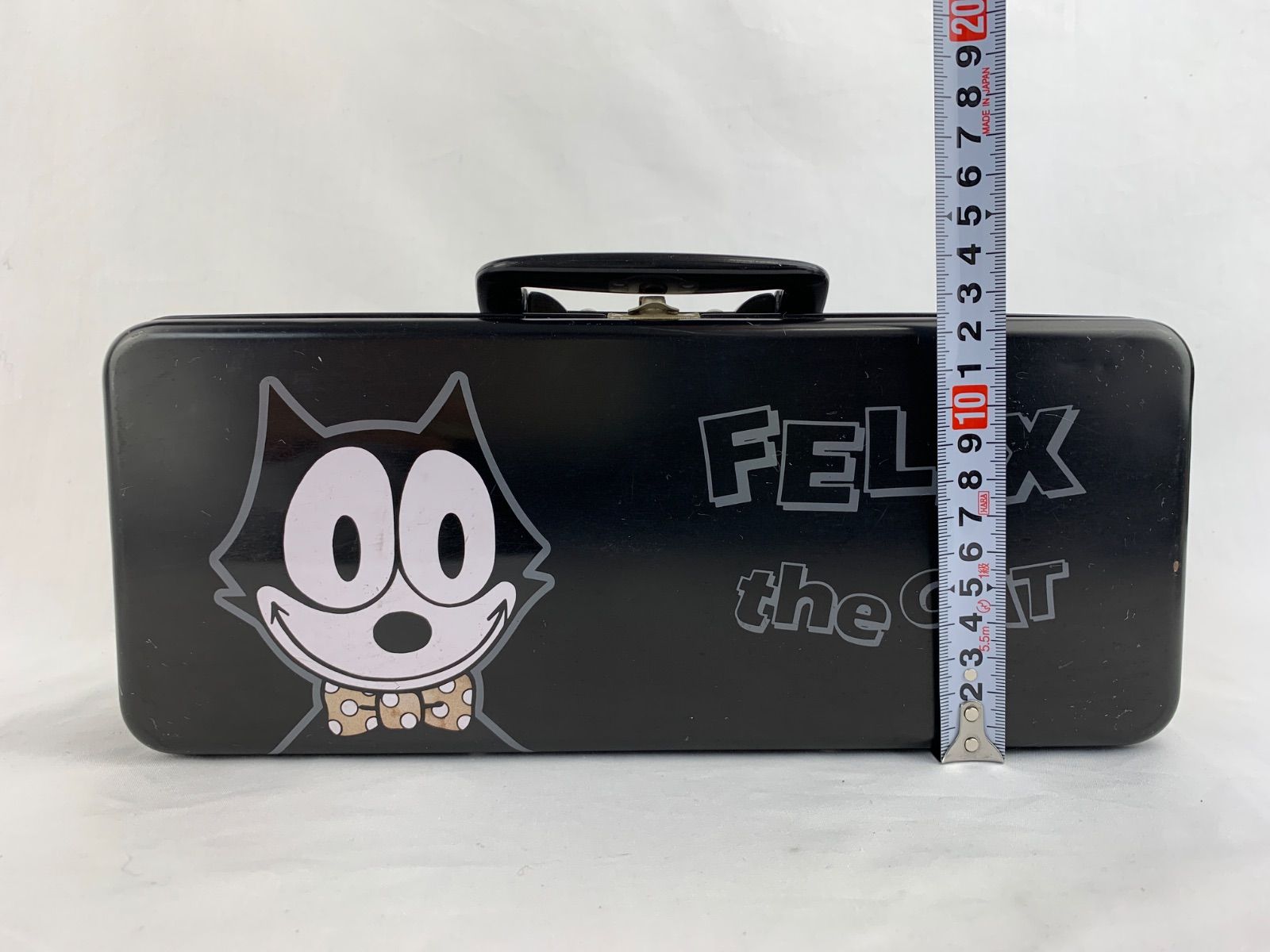 1590.フィリックス ザ キャット レトロ缶 缶ケース 小物入れ カセット