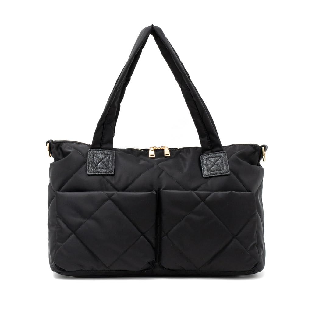 VITAFELICE ヴィータフェリーチェ キルティング2wayナイロンビッグトート レディース nsb-30146z ブラック