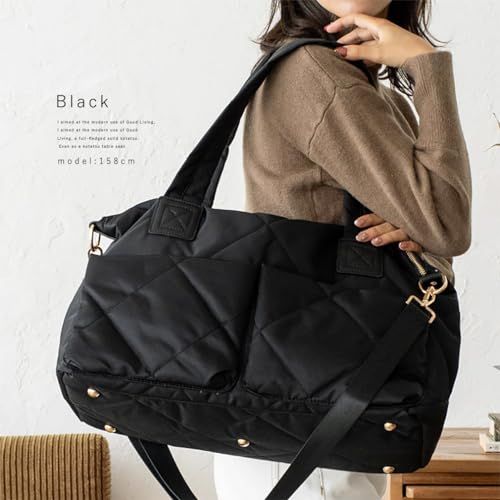 キルティング2 wayナイロンビッグトート