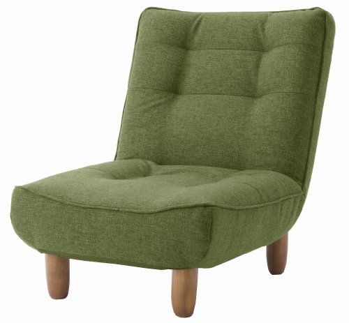 セルタン ハイバックソファー 和楽の浅葱 1人掛け ポケットコイル カシコングリーン 背部リクライニング 高反発 A 327 p-542 GRN