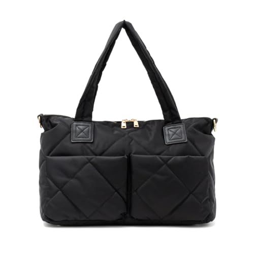 ヴィータフェリーチェ キルティング2 wayナイロンビッグトート レディース nsb-30146 z ブラック