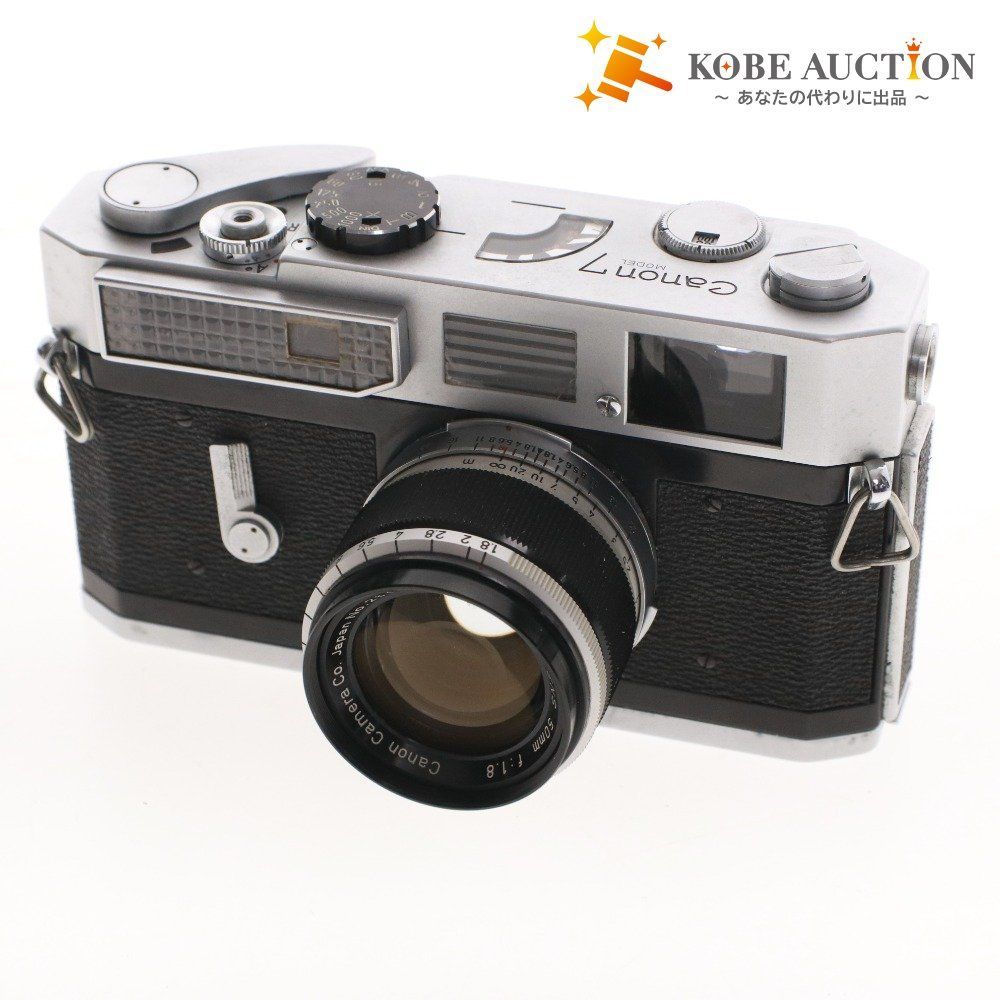 キャノン カメラ Canon7 No.815336 フィルムカメラ レンズ 50mm f 1.8 No.261519 動作 済み