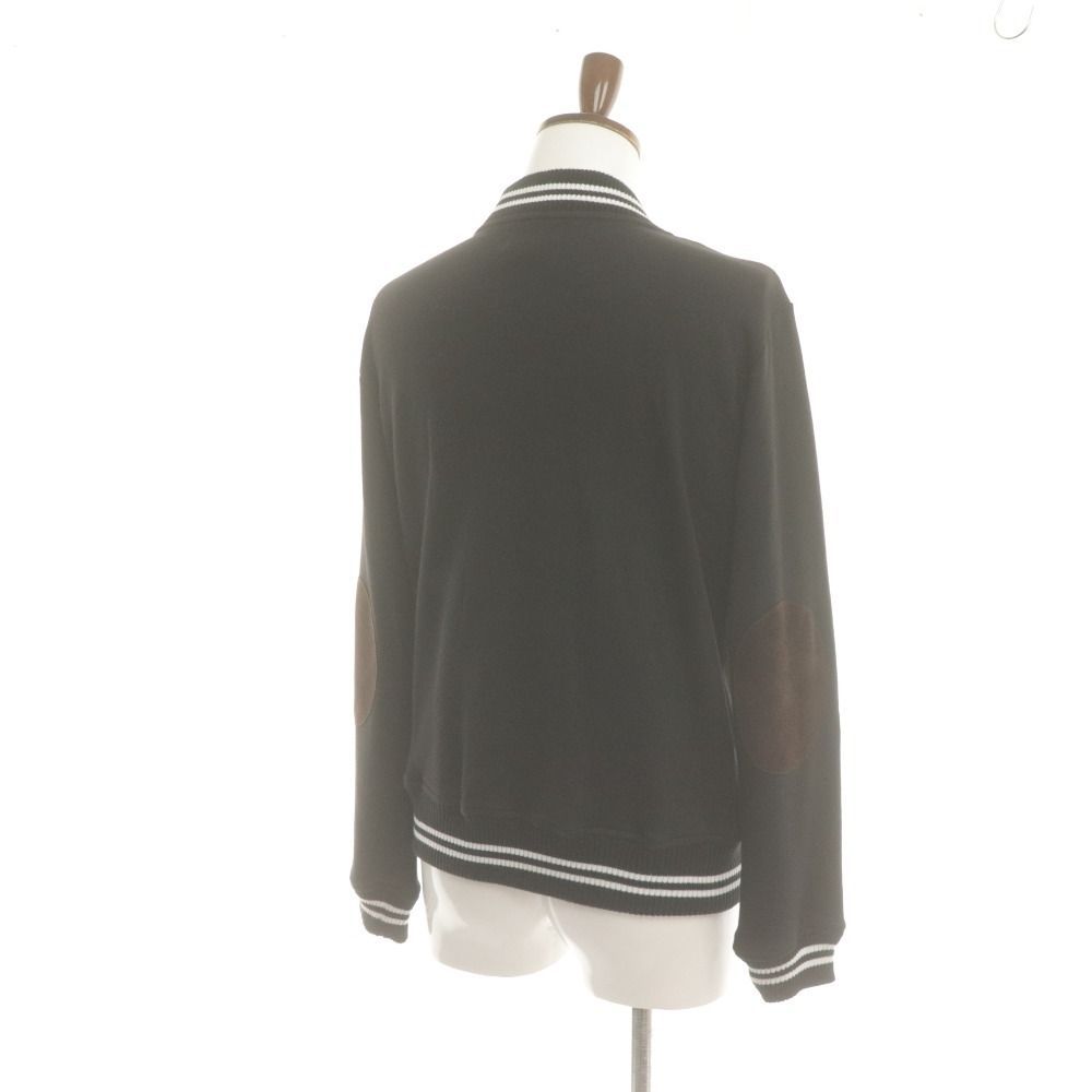 RUGBY RALPHLAUREN スタジャン ジャケット 長袖 アウター ボタン ラグビー R ロゴ ワッペン メンズ M ブラック