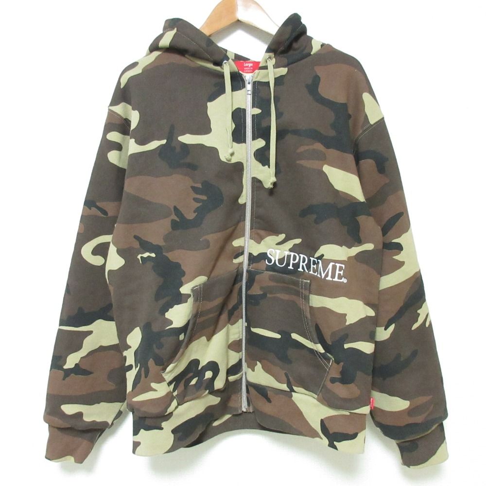 良品 Supreme シュプリーム Thermal Zip Up Hooded Sweatshirt
