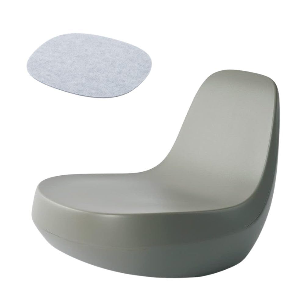 岩谷マテリアル公式 ENOTSフロアチェア グレー チェアパッドセット 約W40×D49×H37cm 座椅子 軽量 キッズスペース 座敷 カフェ