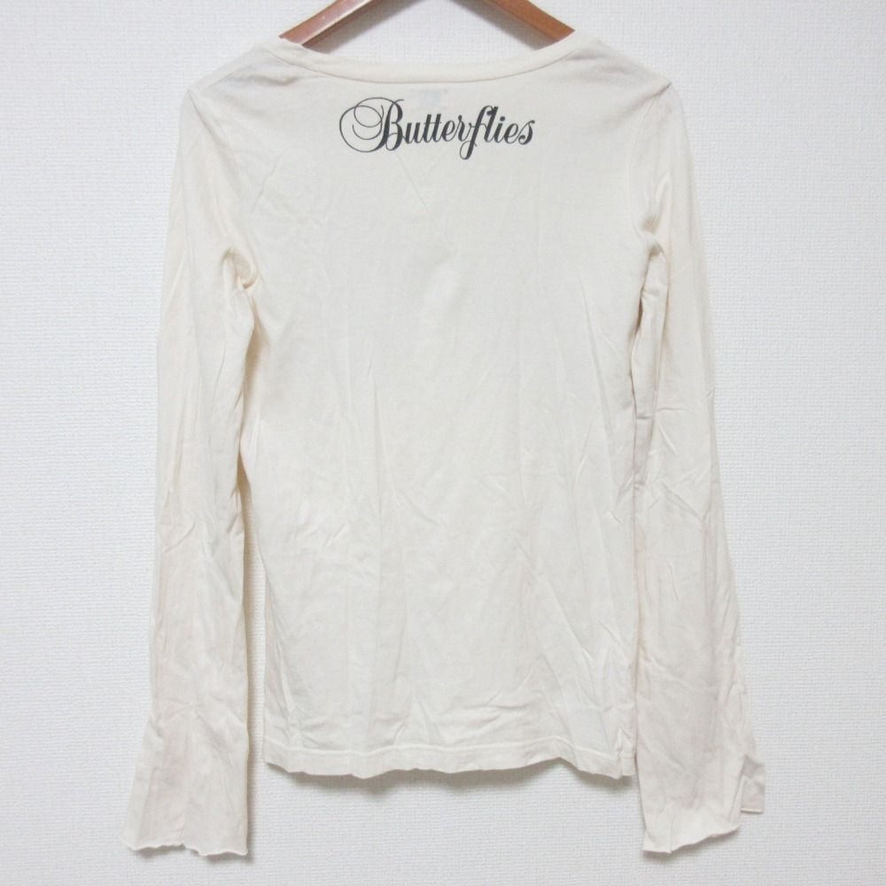 L.G.B. ルグランブルー BUTTERFLY ロングスリーブ カットソー サイズ1 アイボリー メンズ レディース 古着