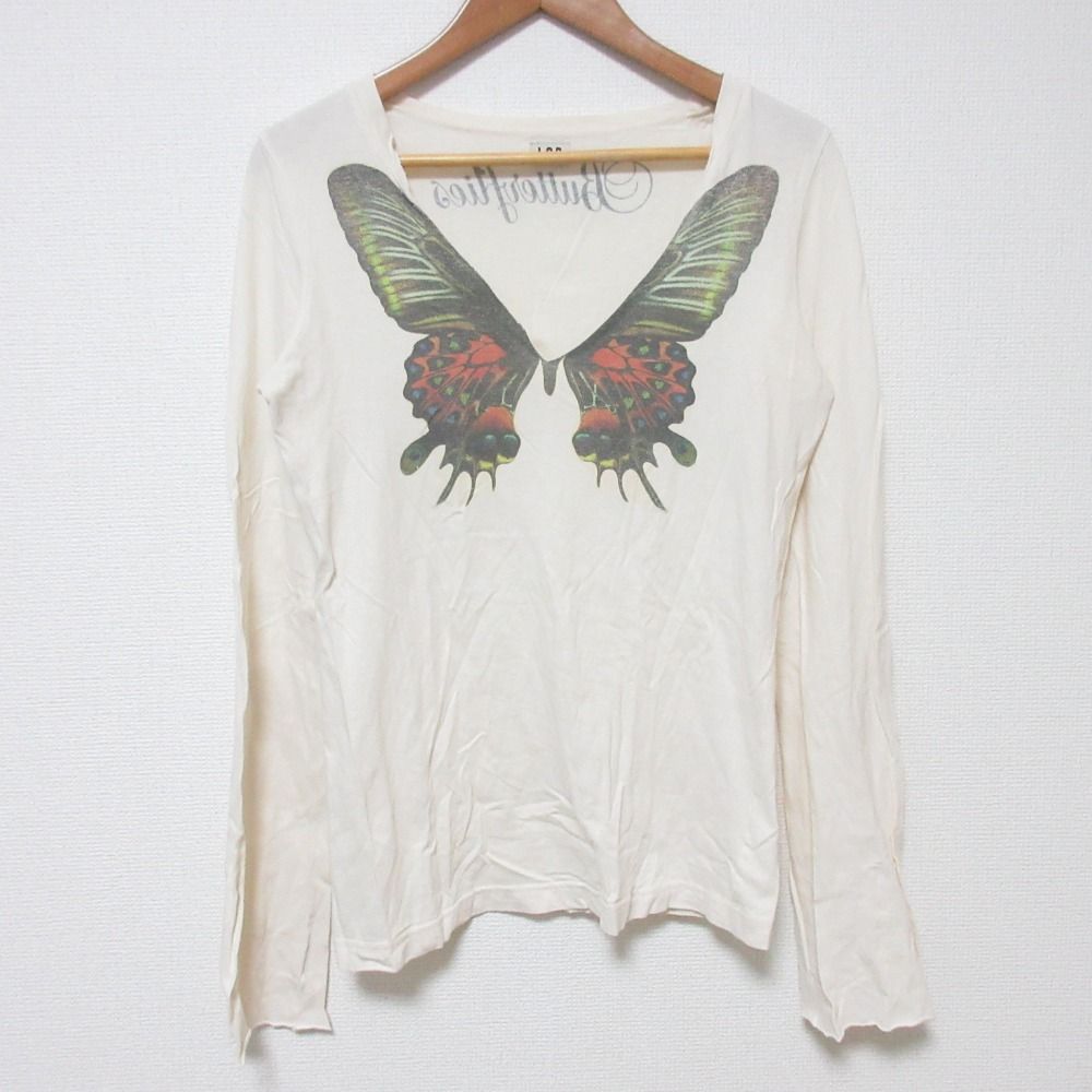 L G B ルグランブルー ロングスリーブ カットソー サイズ1 アイボリー メンズ レディース 古着