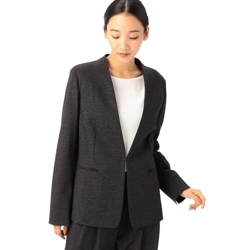 コムサイズム セットアップ対応 メランジジャージ-ナイロンレーヨンポンチ ノー ジャケット 12-10 GI 10-204 S チャコール