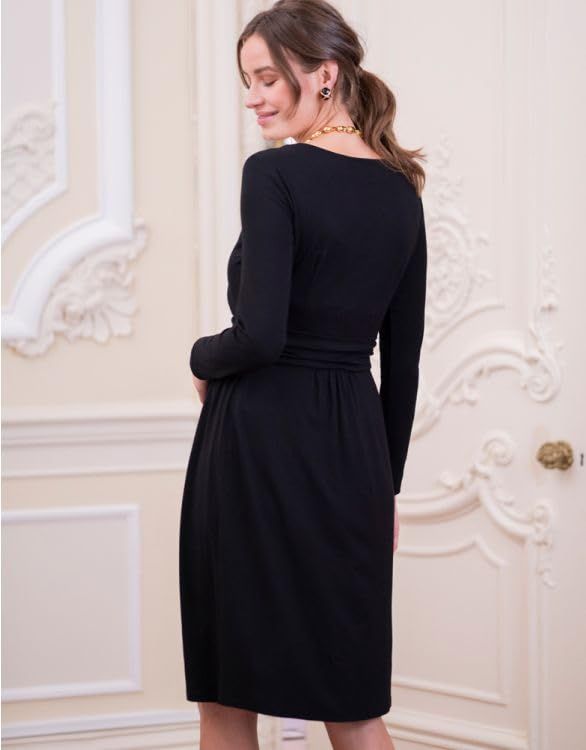 ビジネスカジュアルドレス 授乳対応マタニティワンピース