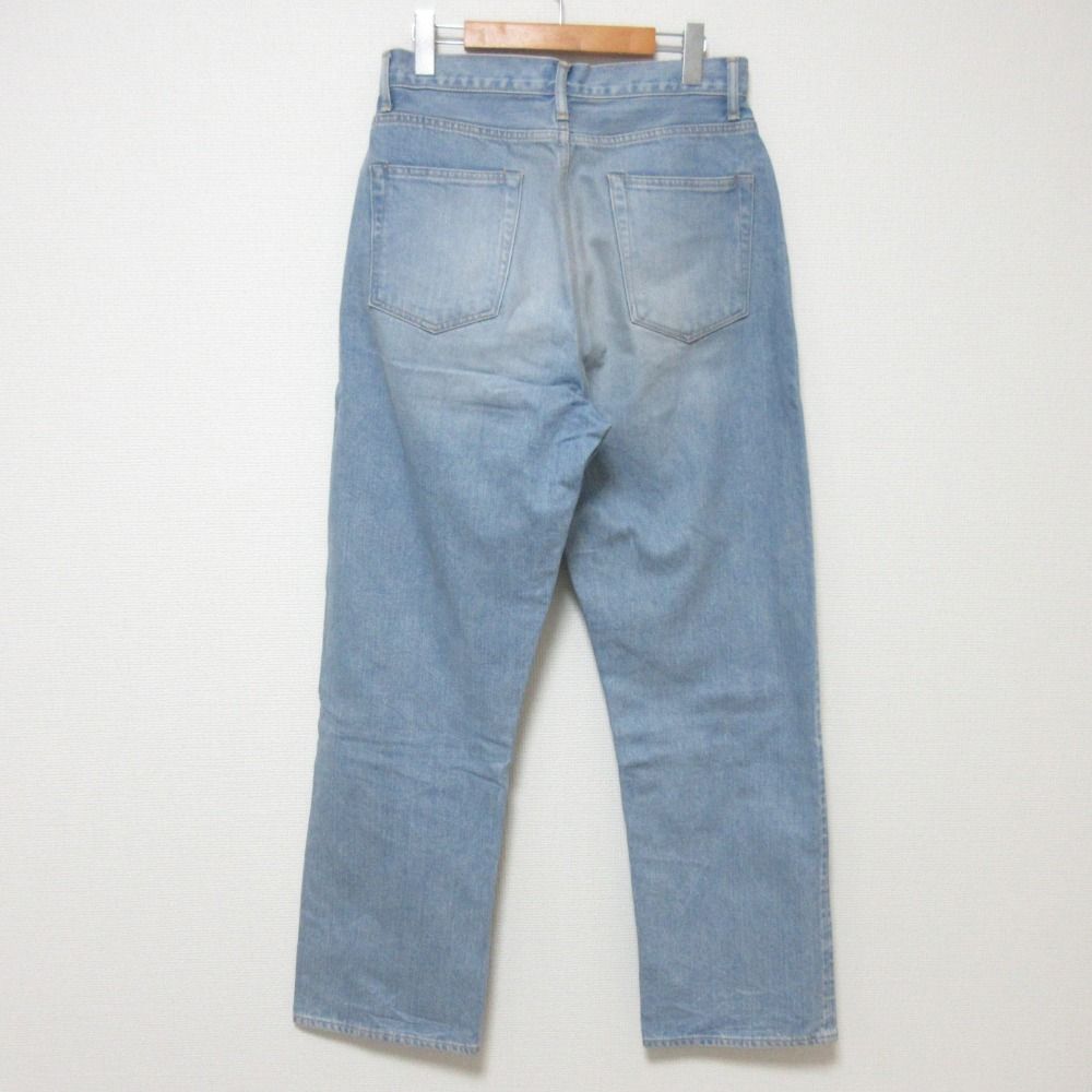 CIOTA シオタ スビンコットン13.5ozハイウエストデニムパンツ ジーンズ NPTL-5HI サイズ30 ライトブルー レディース 古着