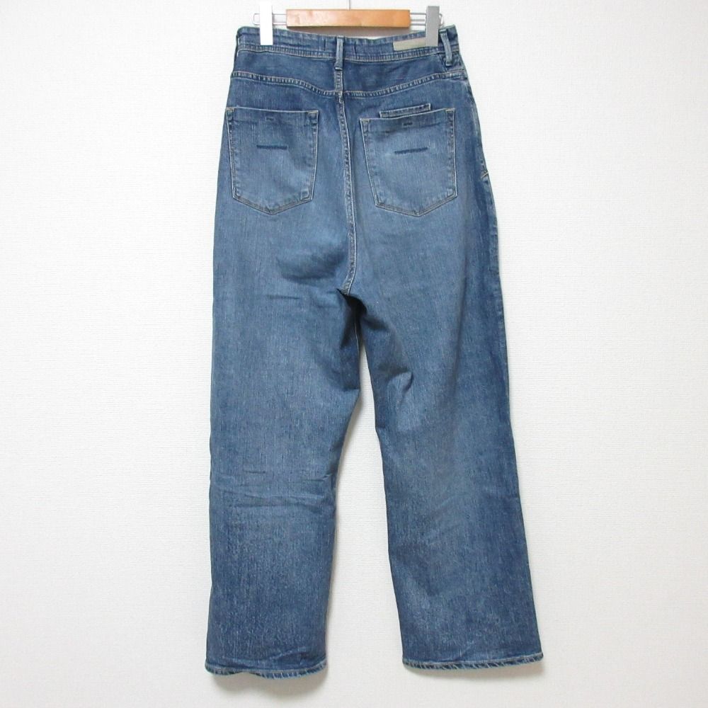 YANUK ヤヌーク JOAN ルーズストレートシルエットジーンズ 57133221 サイズ27 ライトブルー レディース 古着
