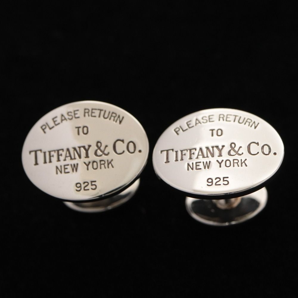 □ ティファニー TIFFANY＆Co カフリンクス カフスボタン リターントゥ