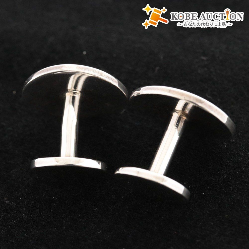 ティファニー TIFFANY＆Co カフリンクス カフスボタン リターントゥ オーバル SV925 メンズ シルバー 付き