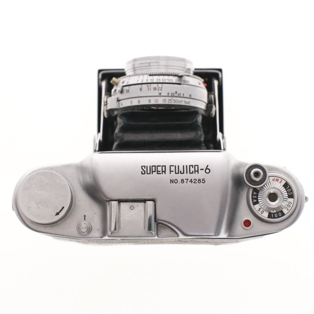 フィルムカメラ Fujifilm Super fujica-6 作例写真あり☆中判を今日から】FUJICA SUPER FUJICA-6 革ケース付
