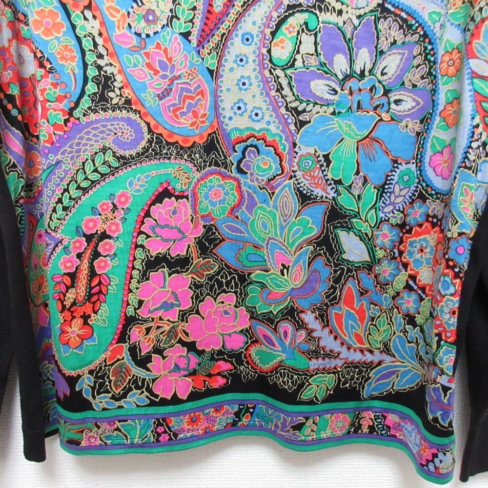 ペイズリー フラワープリント