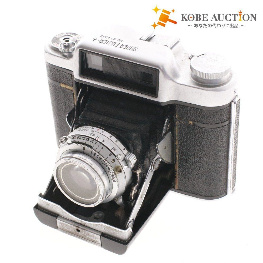ケース付き 富士フイルム カメラ Super Fujica 6 SN.874285 フィルムカメラ レンズ 1 3.5 f 7.5cm 動作 済み