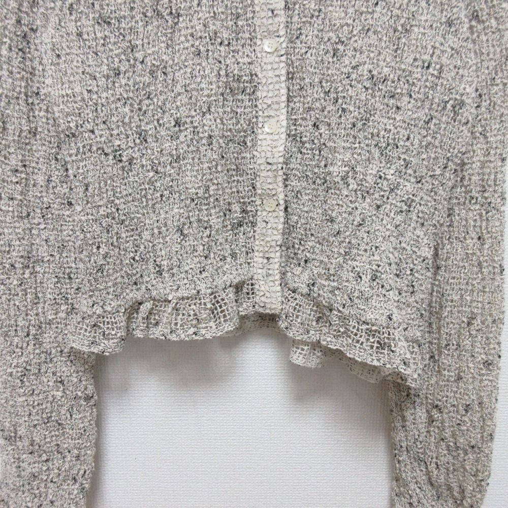 ミックスメッシュ ギャザーシャツ