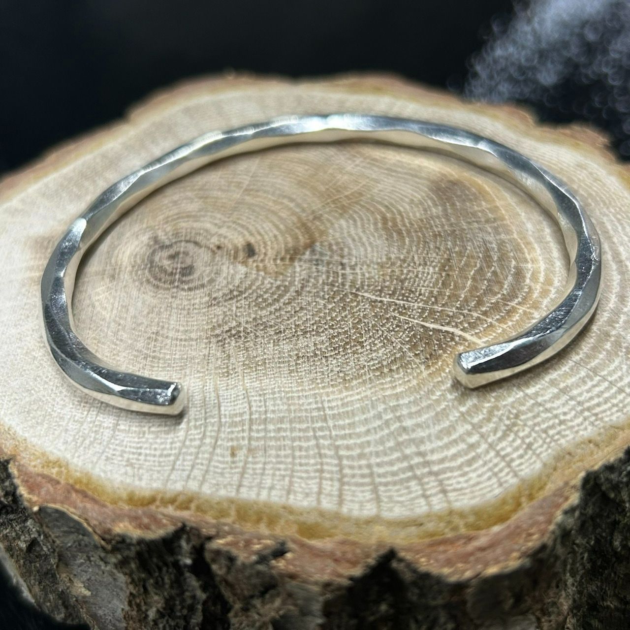 KAREN SILVER カレンシルバー ブロックカットバングル ユニセックス フリーサイズ a-kr 010