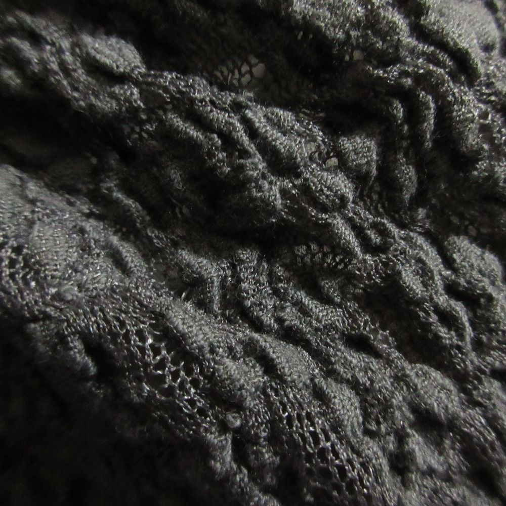 24 SS SNIDEL スナイデル バックオープンリボンレースワンピース サイズF グレー レディース 古着