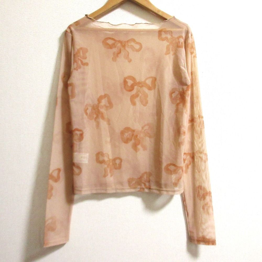 サイズF ピンクベージュ