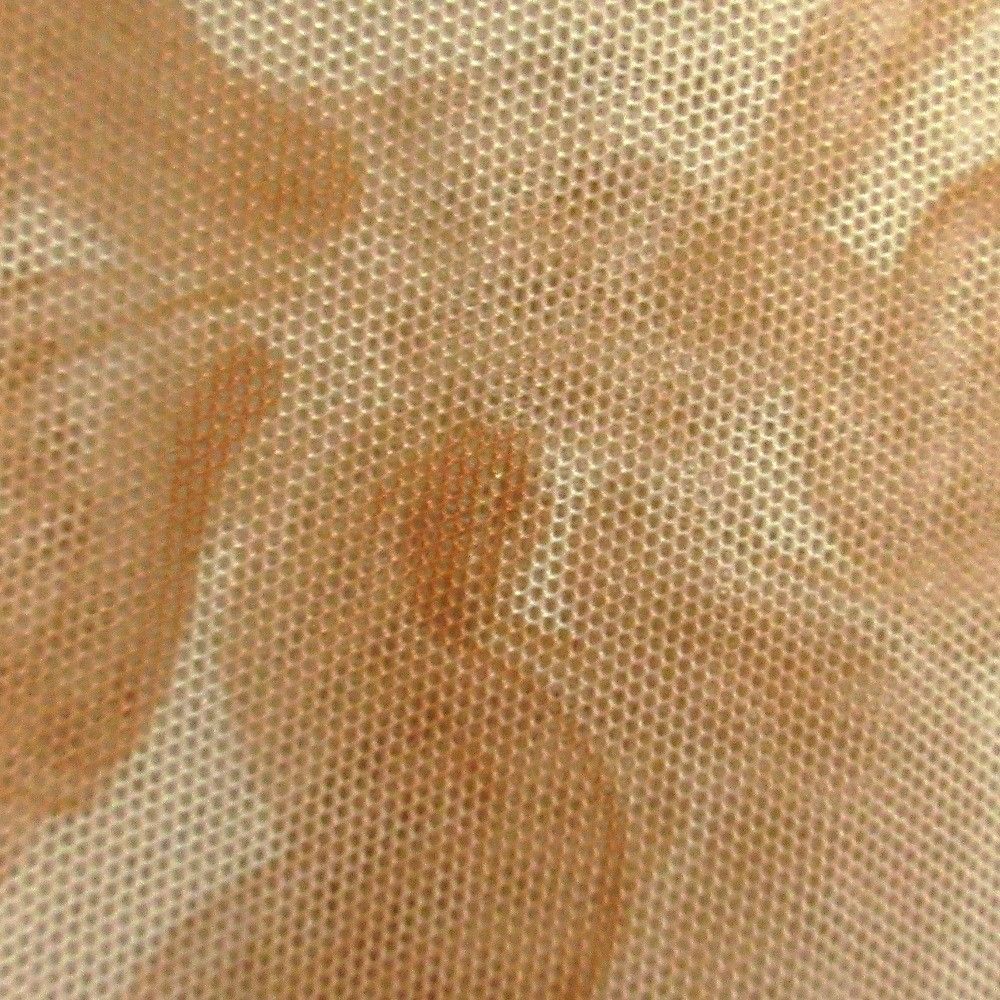 POPPY ポピー リボンシースルートップス カットソー サイズF ピンクベージュ レディース 古着