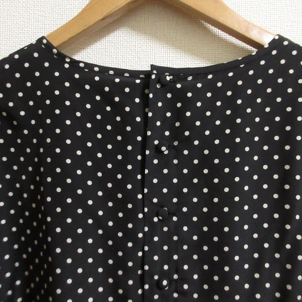 美品 PINK HOUSE ピンクハウス リボン ドット ピコフリル ショート  