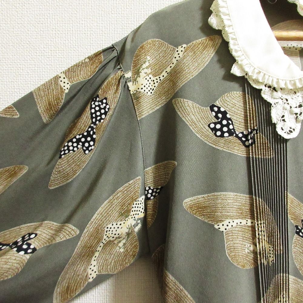 レースフリル ワンピース