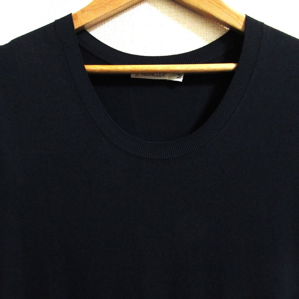  MONCLER モンクレール ABITO ドッキング ワンピース サイズM ネイビー レディース 古着 半袖 その他