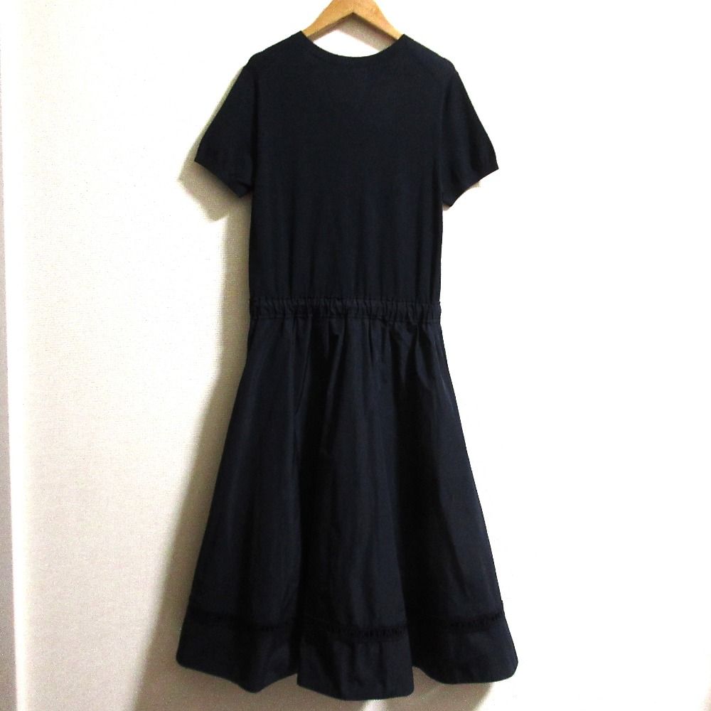 MONCLER モンクレール ABITO ドッキング ワンピース サイズM ネイビー レディース 古着