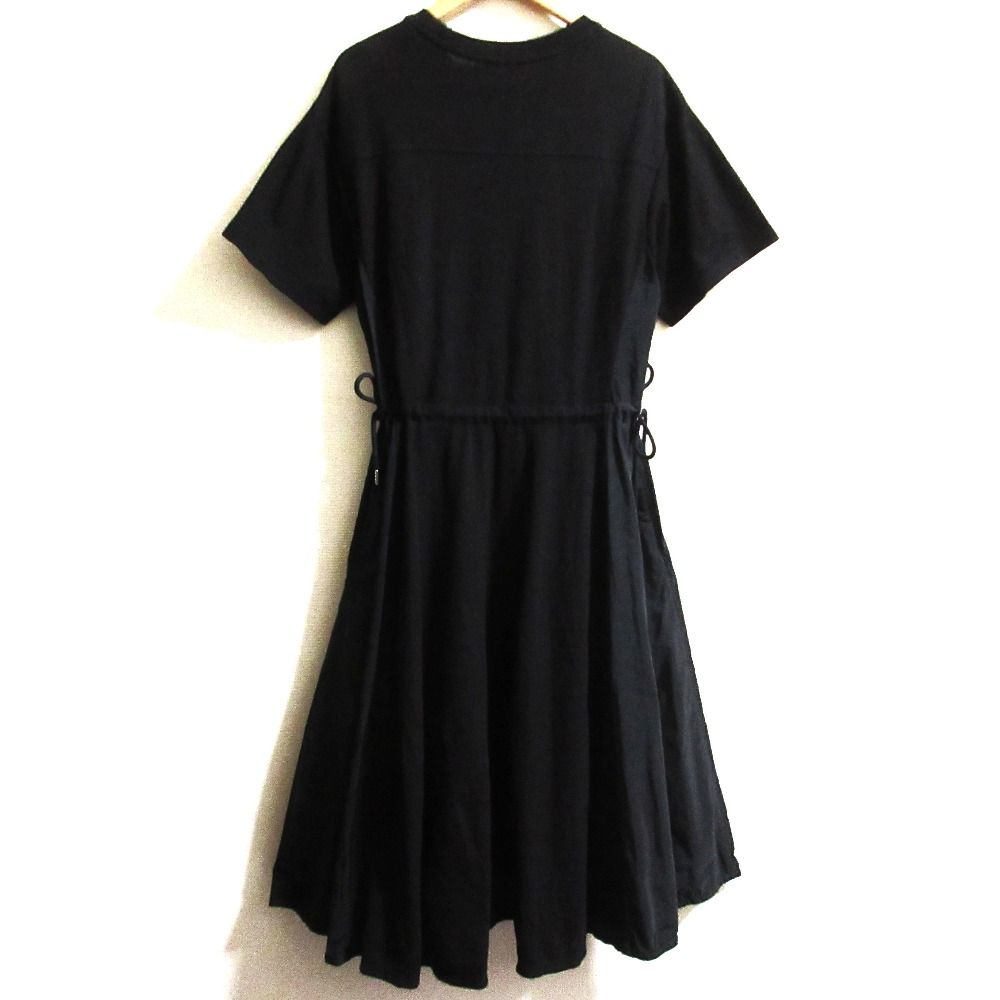 良品 MONCLER モンクレール ABITO 半袖 ドッキング フレアワンピース