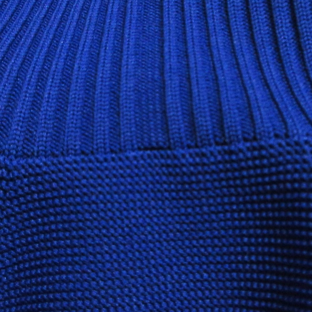 25 SS allureville アルアバイル ニットマーメイドワンピース サイズ2 ブルー レディース 古着